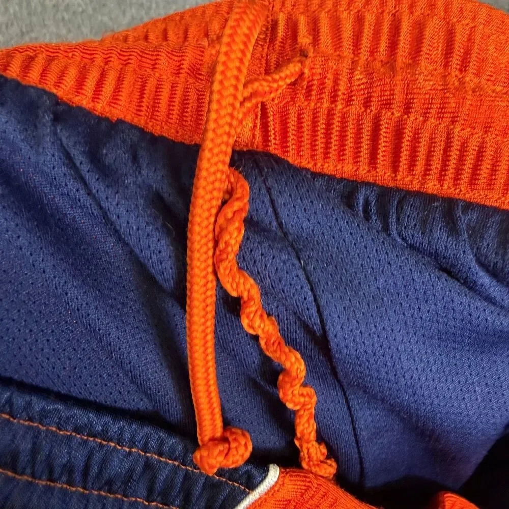 Vintage Adidas Men's Basketball Shorts Size M Orange Workout Y2K Dazzle Silky